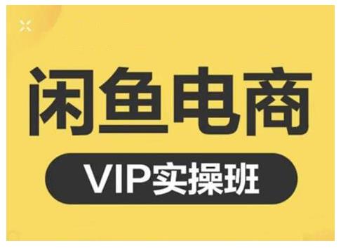 鱼客·闲鱼电商零基础入门到进阶VIP实战课程，帮助你掌握闲鱼电商所需的各项技能-大熊猫资源站